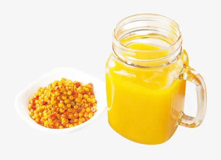 沙棘汁饮料免抠