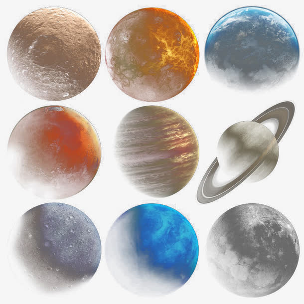 九个星球免抠