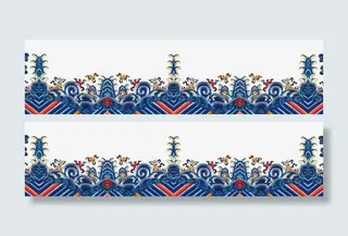 中国元素水墨画册免抠