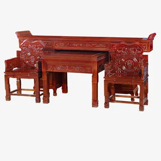 红木美观坚固古代椅子免抠