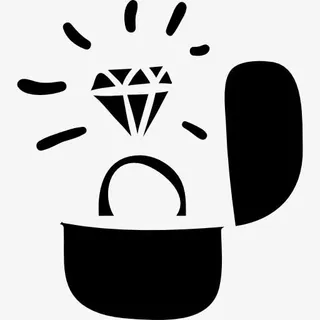 订婚戒指图标免抠