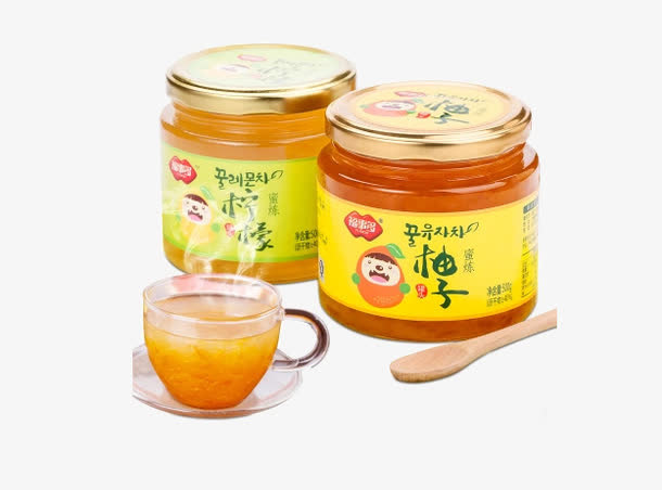 福事多蜂蜜柠檬茶免抠