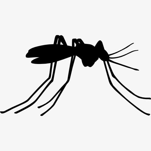 蚊虫的侧视图图标免抠