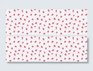 可爱卡通草莓背景高清