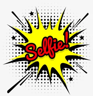 黄色锯齿爆炸贴免抠