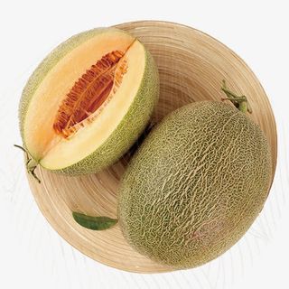 彩色简约装饰哈密瓜装饰图免抠