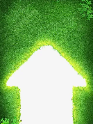 个性创意草地场景免抠