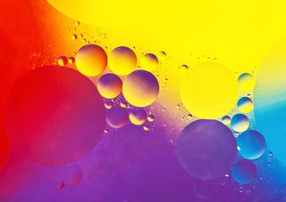 红色紫色黄色宽屏免抠