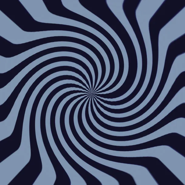 扭曲蓝黑蓝灰放射免抠