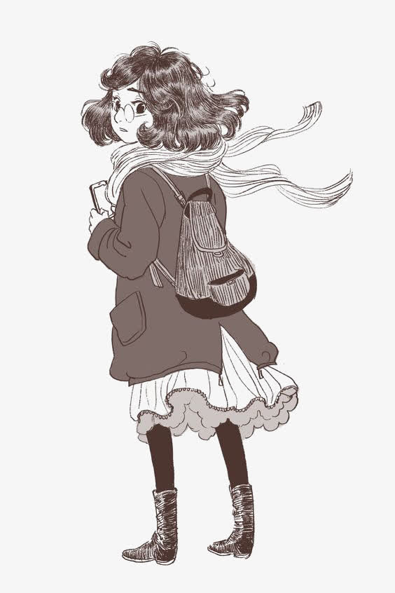 街拍女孩免抠