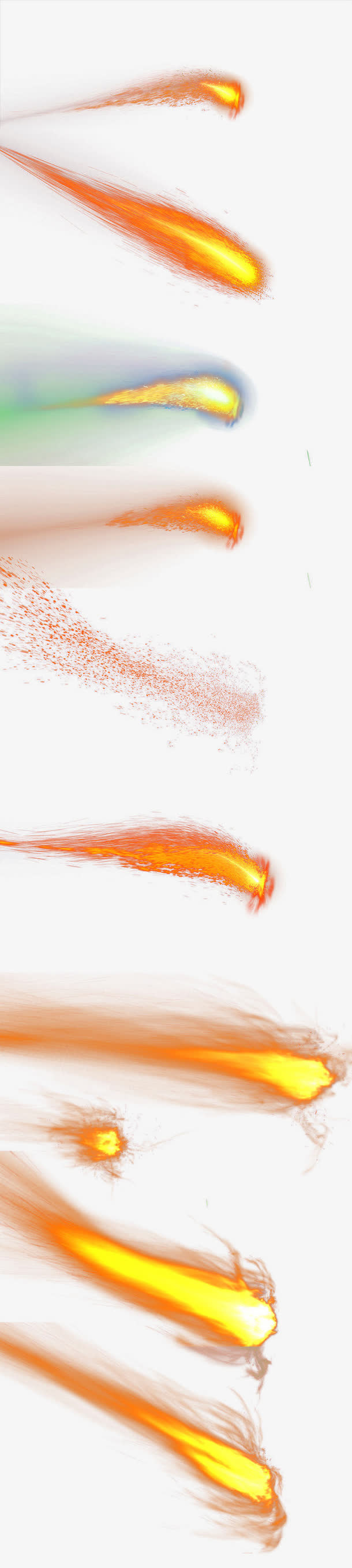 喷溅火花集合免抠