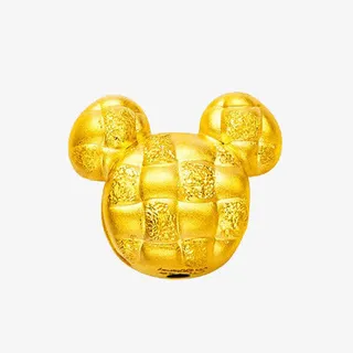 周大福时尚米奇黄金转运珠免抠