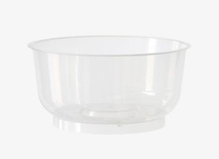 透明反光的一次性塑料碗实物免抠
