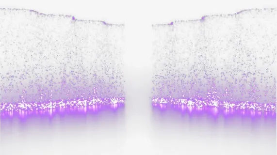 紫色开合感落地粒子免抠