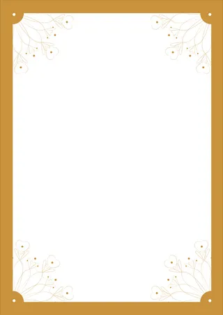 金色华丽边框海报背景素材高清