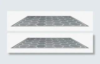 简约灰色北欧地毯免抠