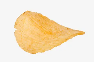 黄色薯片免抠