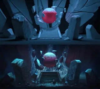 室内玄幻3D场景设计免抠