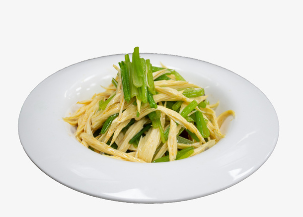 美味芹菜腐竹免抠