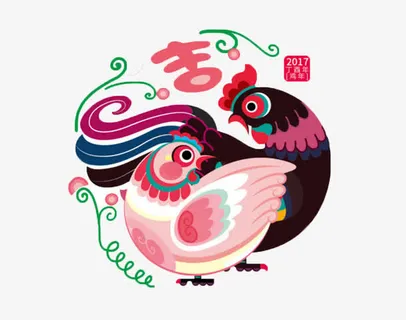 鸡年吉祥物免费免扣免费下载元素免抠