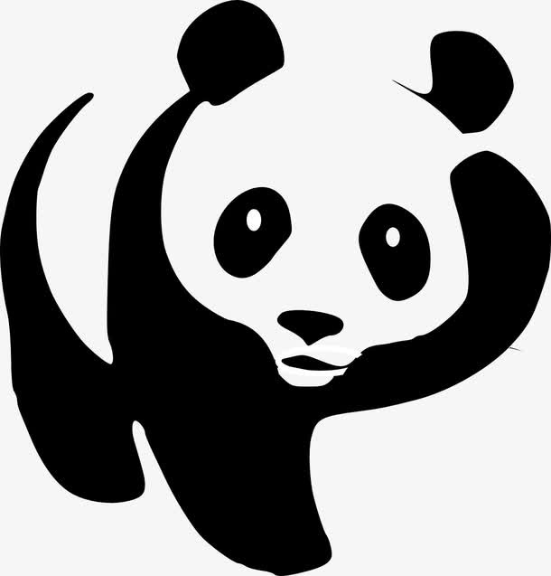 呆萌的熊猫免抠