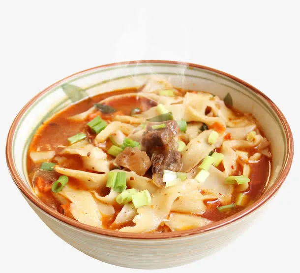 鸡汤刀削面免抠