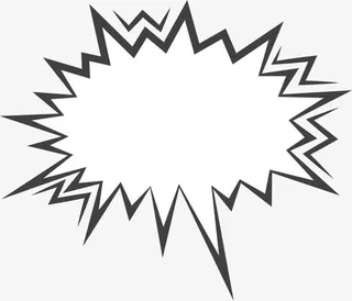 漫画锯齿爆炸贴免抠