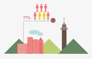 三角数据图图片免抠