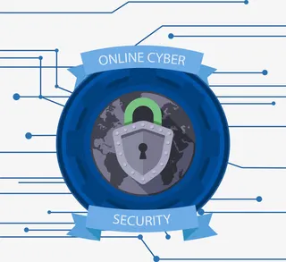 矢量手绘防盗安全免抠