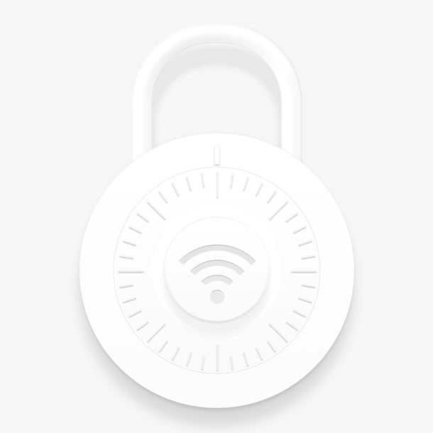 白色wifi钥匙图片免抠