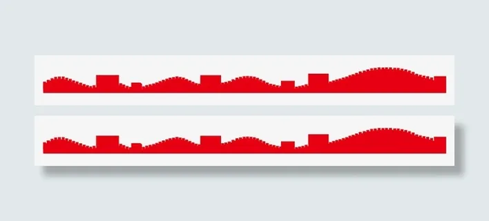 长城边图形状免抠