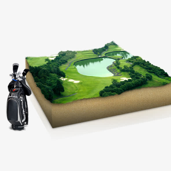 高尔夫球场免抠