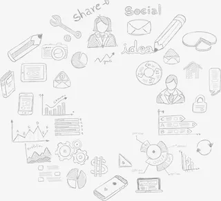 灰色教育图标免抠