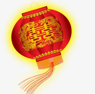 喜庆红灯笼免抠