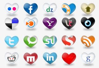 常用爱心图标免抠