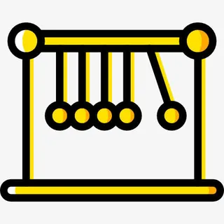 牛顿摇篮图标免抠