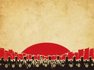 劳动人民革命海报背景高清