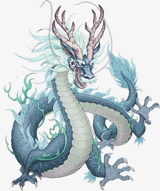 中国龙国潮中国风免抠