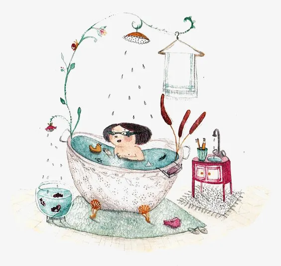 洗澡的女人免抠