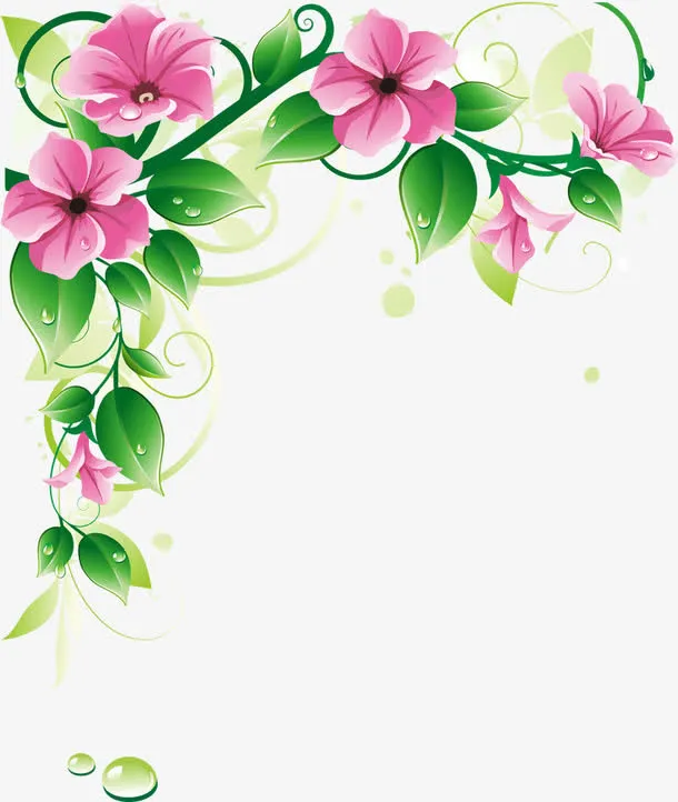 粉色温馨节日母亲节花朵免抠