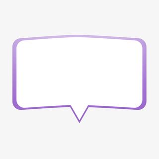 紫色促销降价标签框免抠