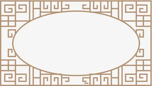 中国风古代窗格免抠