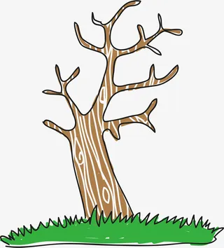 树干png矢量元素免抠