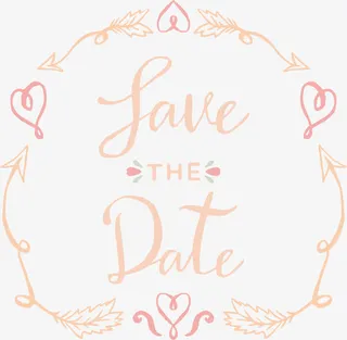 肉粉色手绘欧式花藤免抠