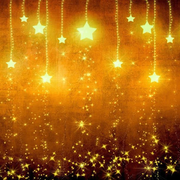 唯美闪耀的星星光效免抠