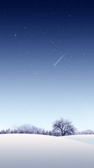 雪景摄影H5背景素材高清