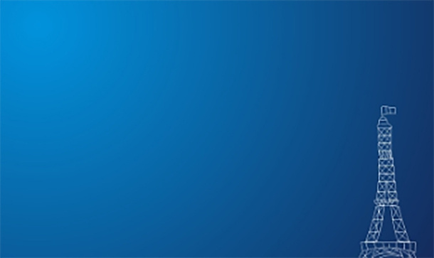 蓝色 科技 建筑   渐变免抠