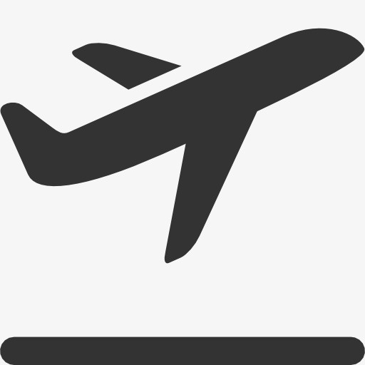 airplane takeoff icon免抠