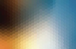 蓝黄色菱形渐变壁纸免抠