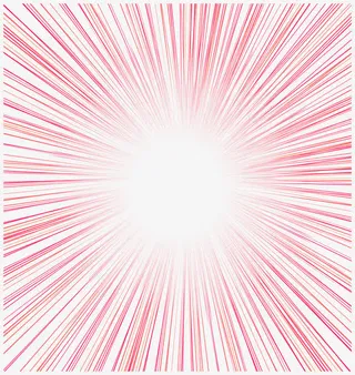 粉红色放射射线免抠